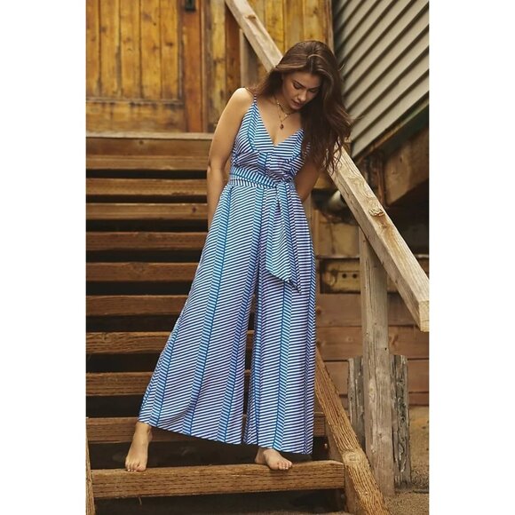 Jets Pants - JETS Zigzag Geo V-Neck Jumpsuit